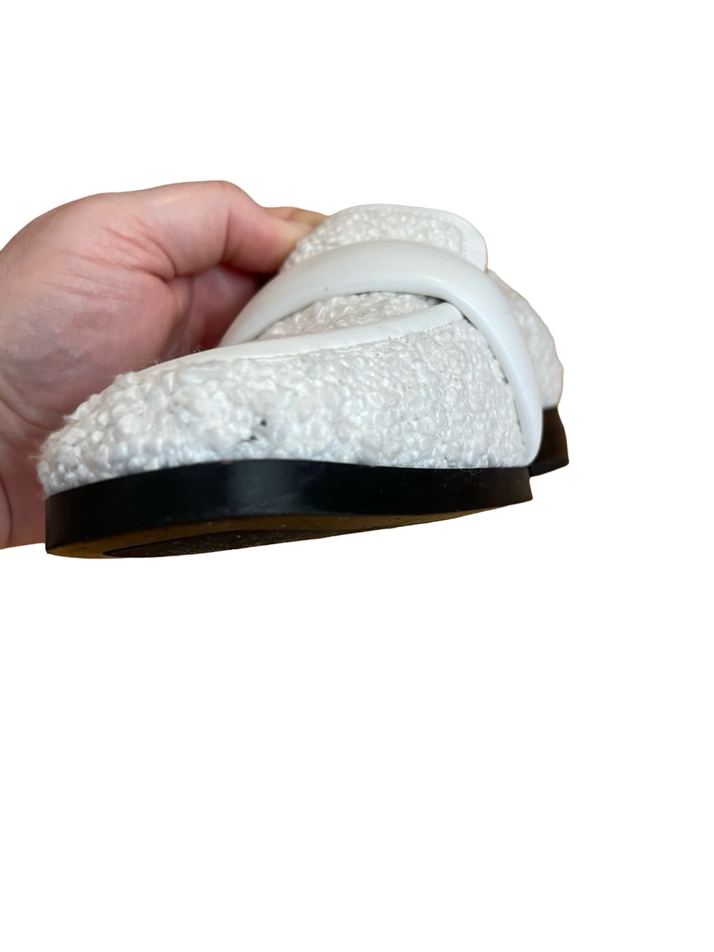 Vionic Mylene White Bouclé Loafers - Picture 2 of 16